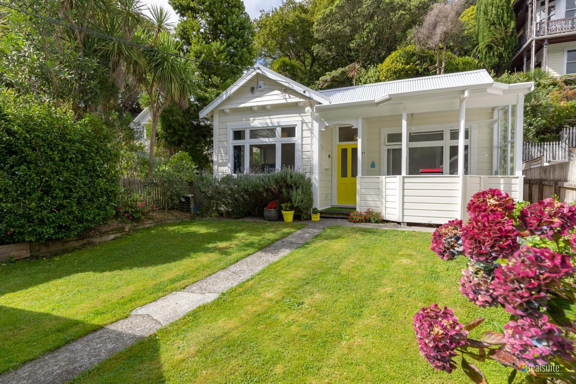 Peaceful & Private City Cottage With Carparks Wellington Exterior foto